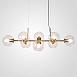 Люстра Staggered Glass Chandelier 8 Imperiumloft 107263-22 - фото