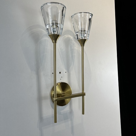 Бра Rh Torche De Verre Double Wall Lamp Imperiumloft 75065-22 - фото