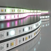 Светодиодная лента 24 В 14,4 Вт/м 60 Led/м 5050+5050 IP20, MIX RGB/холодный белый, 5 м Лента светодиодная 24V 14,4W 60Led 5050+5050 IP20 MIX RGB/холодный белый, 5м