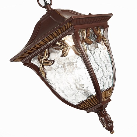 Светильник уличный подвесной ST-Luce Кофейный/Кофейный, Прозрачный E27 1*60W SL083.703.01 - фото