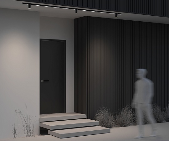 Уличный трековый светильник Outdoor O-TR01-2-S-16WB3K - фото