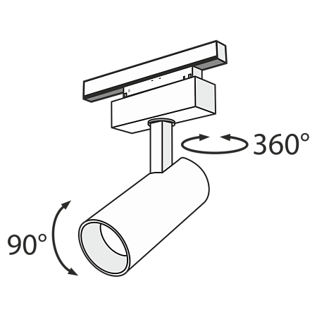 Трековый светильник Technical TR019-2-15W3K-B - фото