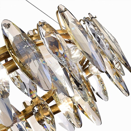 Люстра подвесная ST-Luce Латунь/Прозрачный E14 8*40W SL1227.303.08 - фото