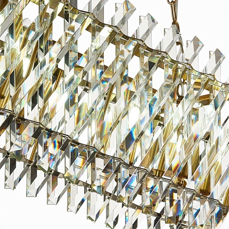 Светильник подвесной ST-Luce Латунь/Прозрачный E14 10*40W SL1170.303.10 - фото