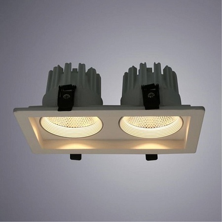Точечный встраиваемый светильник ARTE LAMP A7007PL-2WH - фото