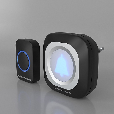 Звонок беспроводной WL 36M IP44 Черный DBQ25M Elektrostandard - фото