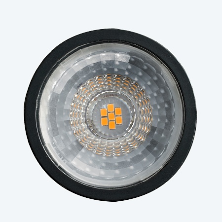 Лампа светодиодная Feron.PRO LB-1607 GU10 7W 175-265V 2700K в черном корпусе - фото