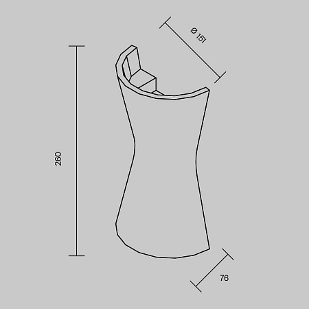 Настенный светильник (бра) Technical C123WL-GU10-02-W - фото