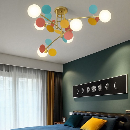 Потолочная Люстра Matisse B D80 Gold Multicolor Imperiumloft 194949-23 - фото