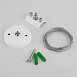 Набор для подвеса 2 метра белый TRF-1-200-WH Elektrostandard - фото
