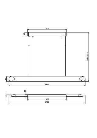 Подвесной светильник Maytoni Motion MOD276PL-L40B3K - фото