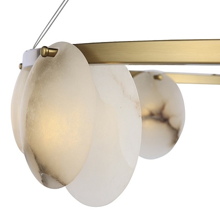Светильник подвесной ST-Luce Латунь/Алебастр G9 8*5W 4000K SL1520.303.08 - фото