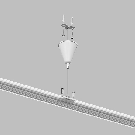 TR1105-WH Подвесная система для треков, 1,5 м, белый - фото