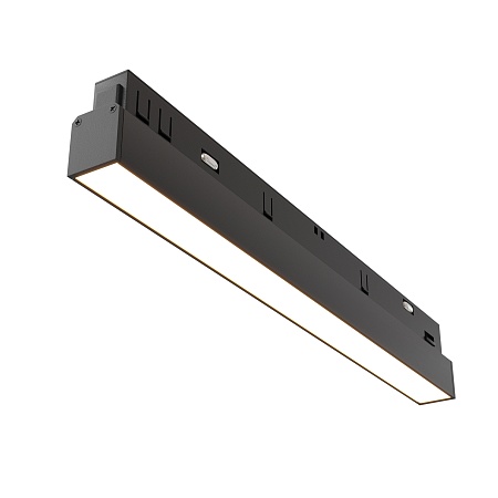 Трековая система Technical встраиваемая магнитная чёрная 380x160 TS-L-380-TR030-2-12W3K-B