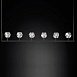 Люстра Boule De Cristal Linear Chandelier 6 Black Imperiumloft 84807-22 - фото