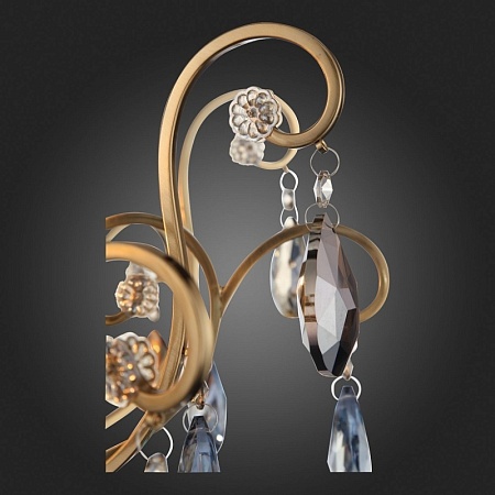 Люстра подвесная ST-Luce Бронза/Мульти E14 8*40W SL421.303.08 - фото