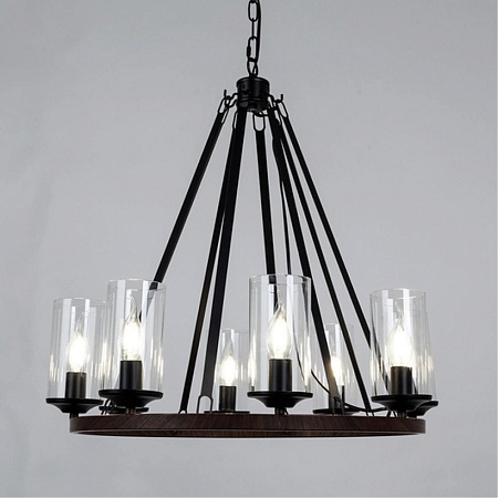 Подвесная люстра ARTE LAMP A7014SP-8BK - фото