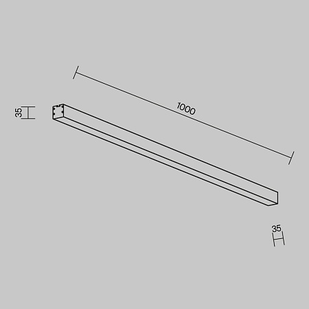 Линейный светильник Technical LL311003 - фото