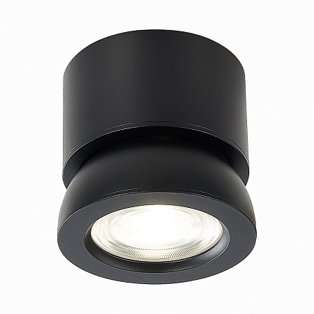 Светильник потолочный Черный LED 1*10W 4000K 850Lm Ra>90 38° IP20 D95xH96 180-240V ST654.442.10 - фото