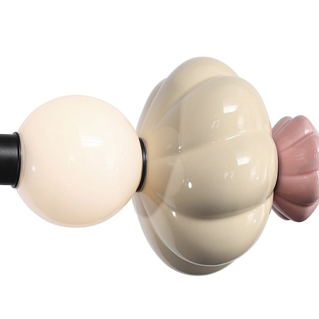 Светильник подвесной ST-Luce черный/зеленый, розовый, желтый, синий, опаловый LED 1*24 SL6134.443.01 - фото