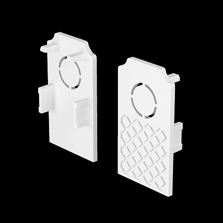 Заглушки к встраиваемому шинопроводу Exility 2шт белый - фото