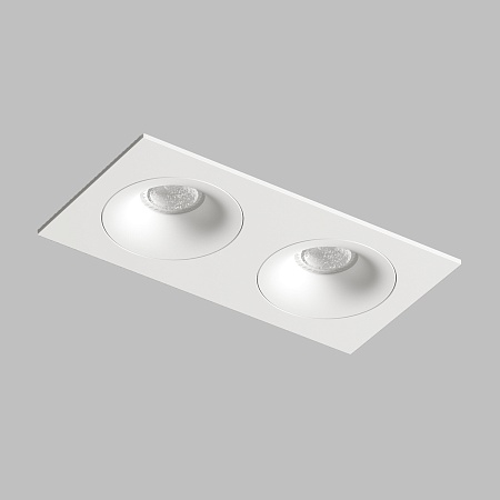 DK2122-WH Встраиваемый светильник, IP 20, 50 Вт, GU10, белый, алюминий - фото