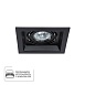 Точечный встраиваемый светильник Arte Lamp CANIS A6661PL-1BK - фото