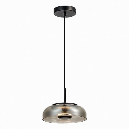 Подвес ST-Luce Черный/Дымчатый LED 1*7W 4000K SL6002.403.01 - фото