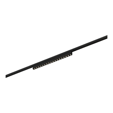 Магнитный трековый светильник Черный LED 1*15W 3000K 640Lm Ra>90 IP20 L292xW10xH18 24V ST666.436.15 - фото
