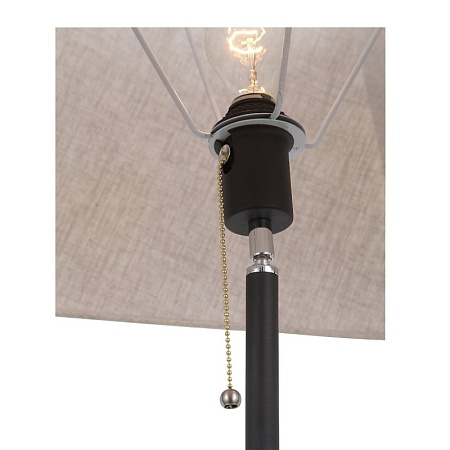 Торшер ST-Luce Черный, Коричневый/Бежевый E27 1*40W SLE302.415.01 - фото