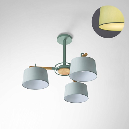 Потолочная Люстра На Штанге Even 3 Olive Imperiumloft 178365-26 - фото