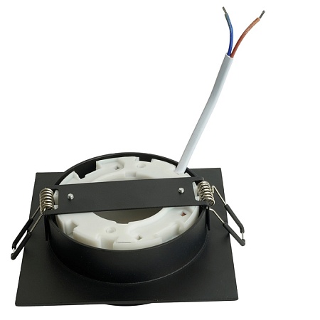 Светильник встраиваемый Feron DL506 потолочный GX53 черный круг - фото