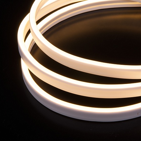 Светодиодный гибкий неон 24 В 10 Вт/м 120 Led/м 2835 IP65, теплый белый 3300K, 5м 24V 10W 120Led 2835 IP65 Elektrostandard - фото