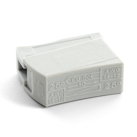 Клемма для светильников, двусторонняя STEKKER, LD224-101 - фото