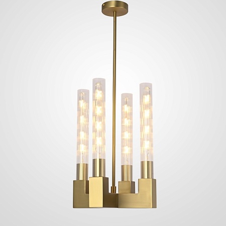 Люстра Canelle Pendant Lamp 4 Modern Brass Imperiumloft 84608-22 - фото