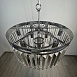 Люстра Rh 1920S Odeon Clear Glass Fringe 3-Tier Chandelier Chrome Imperiumloft 228791-22 - фото