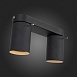 Спот ST-Luce Черный, Хром/Черный GU10 LED 2*3W SL597.401.02 - фото
