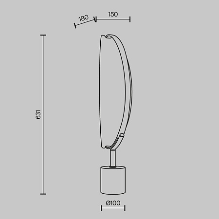 Настольный светильник Maytoni Breeze MOD281TL-L15BS3K - фото