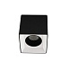DK3080-BW+BK Светильник накладной IP 20, 10 Вт, GU5.3, LED, черно-белый/черный, пластик - фото