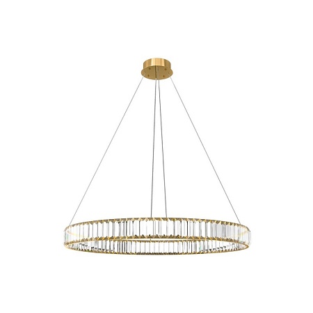 10135/800 Gold Подвесной светильник LOFT IT Crystal ring - фото
