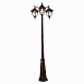 Светильник уличный наземный ST-Luce Кофейный/Кофейный, Прозрачный E27 3*60W SL083.705.03 - фото