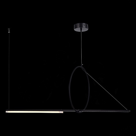 Светильник подвесной ST-Luce Черный LED 1*12W 3000K SL6113.403.01 - фото