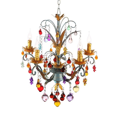 Люстра подвесная ST-Luce Разноцветный E14 5*40W SL426.763.05 - фото