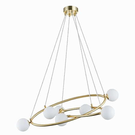 Люстра подвесная ST-Luce Золотистый/Белый G9 7*5W SL1508.203.07 - фото