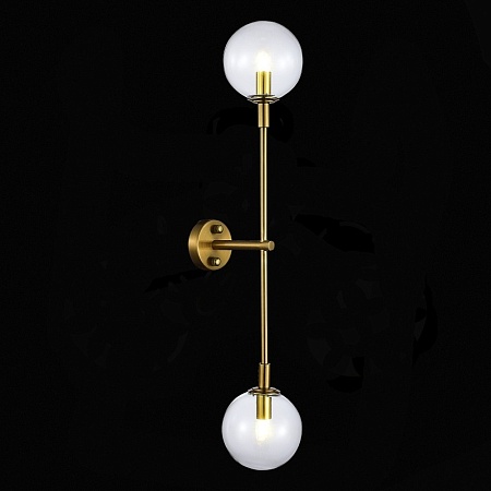 Бра ST-Luce Золотистый/Прозрачный G9 2*5W 4000K SL1506.201.02 - фото