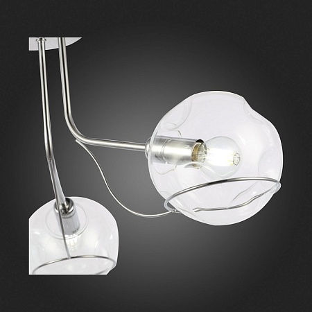 Светильник потолочный Хром/Прозрачный E14 3*40W SLE102502-03 - фото