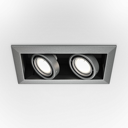 Встраиваемый светильник Technical Metal Modern DL008-2-02-S - фото