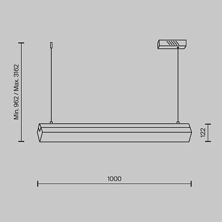 Подвесной светильник Maytoni Petra MOD250PL-L36BS3K - фото