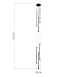 Светильник подвесной ST-Luce Черный/Белый LED 1*15W 3000K SL6132.405.45 - фото