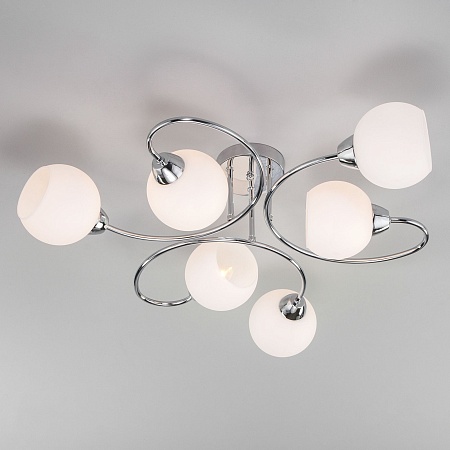 Потолочный светильник Eurosvet 30136/6 хром - фото